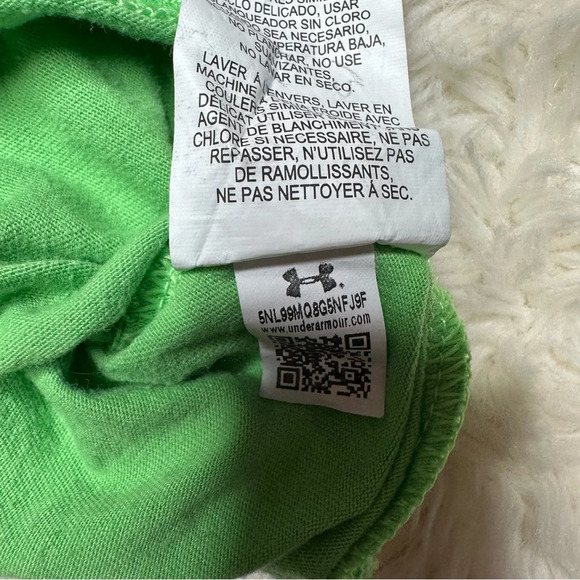 Under Armour T-Shirt Soccer Ball Graphic Green Size 6 - Picture 10 of 16